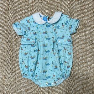 ANAVINI cotton duck print bubble